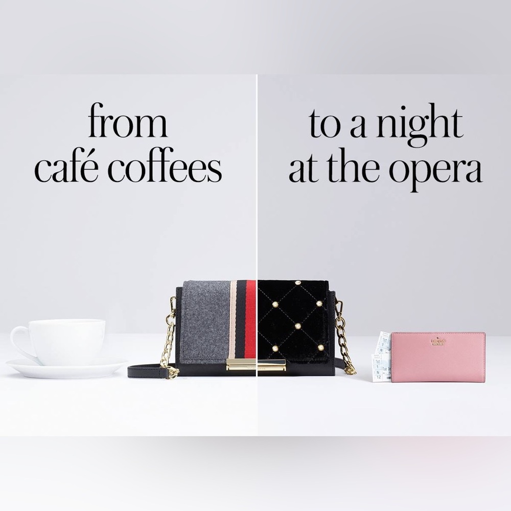 Bag Only Kate Spade Make It Mine Camila Heritage bag clutch crossbody (no flaps)